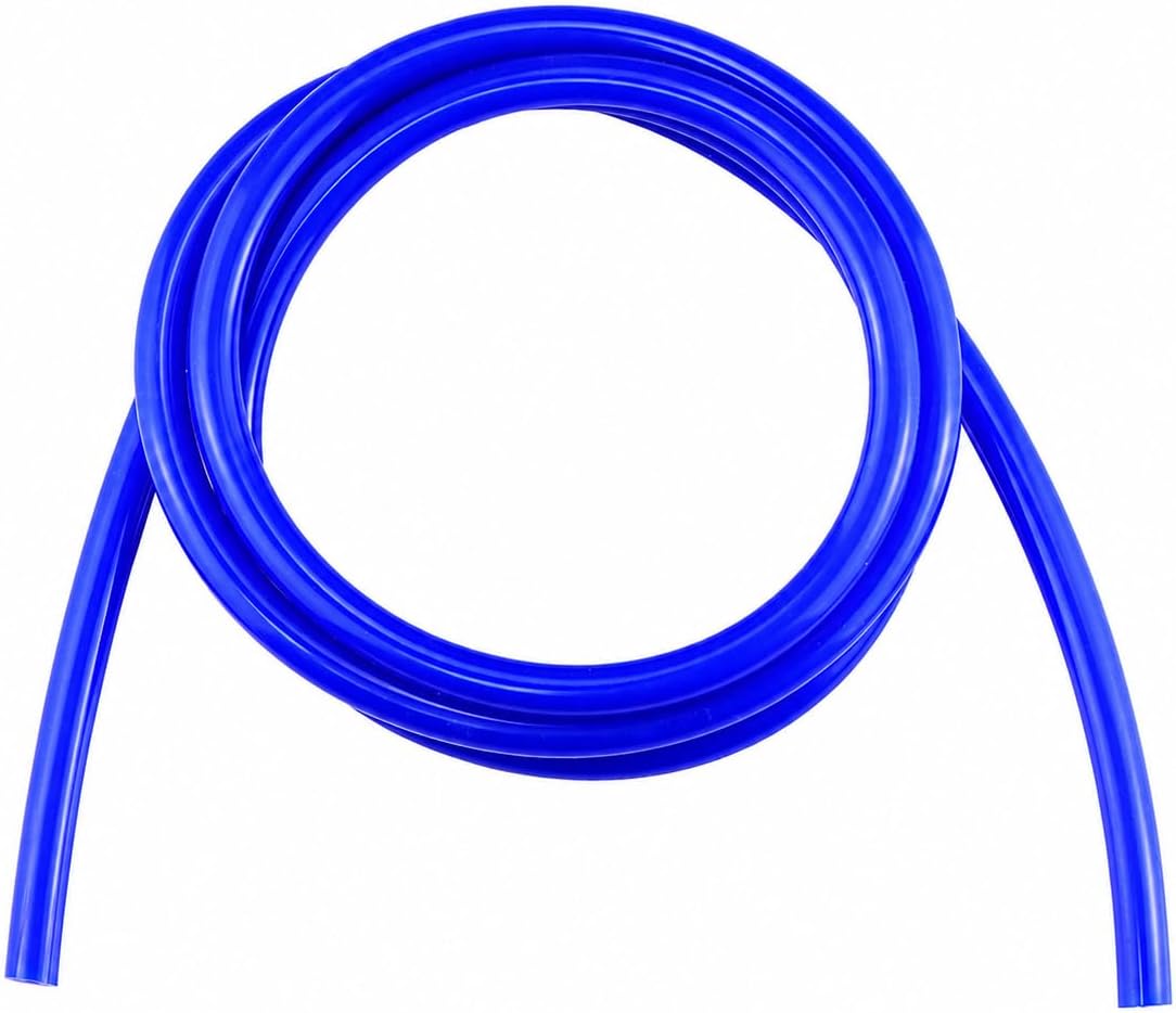 Ucreative 10FT ID 5/32" (4mm) High Temperature Silicone Vacuum Tubing Hose 130PSI Max Pressure Blue
