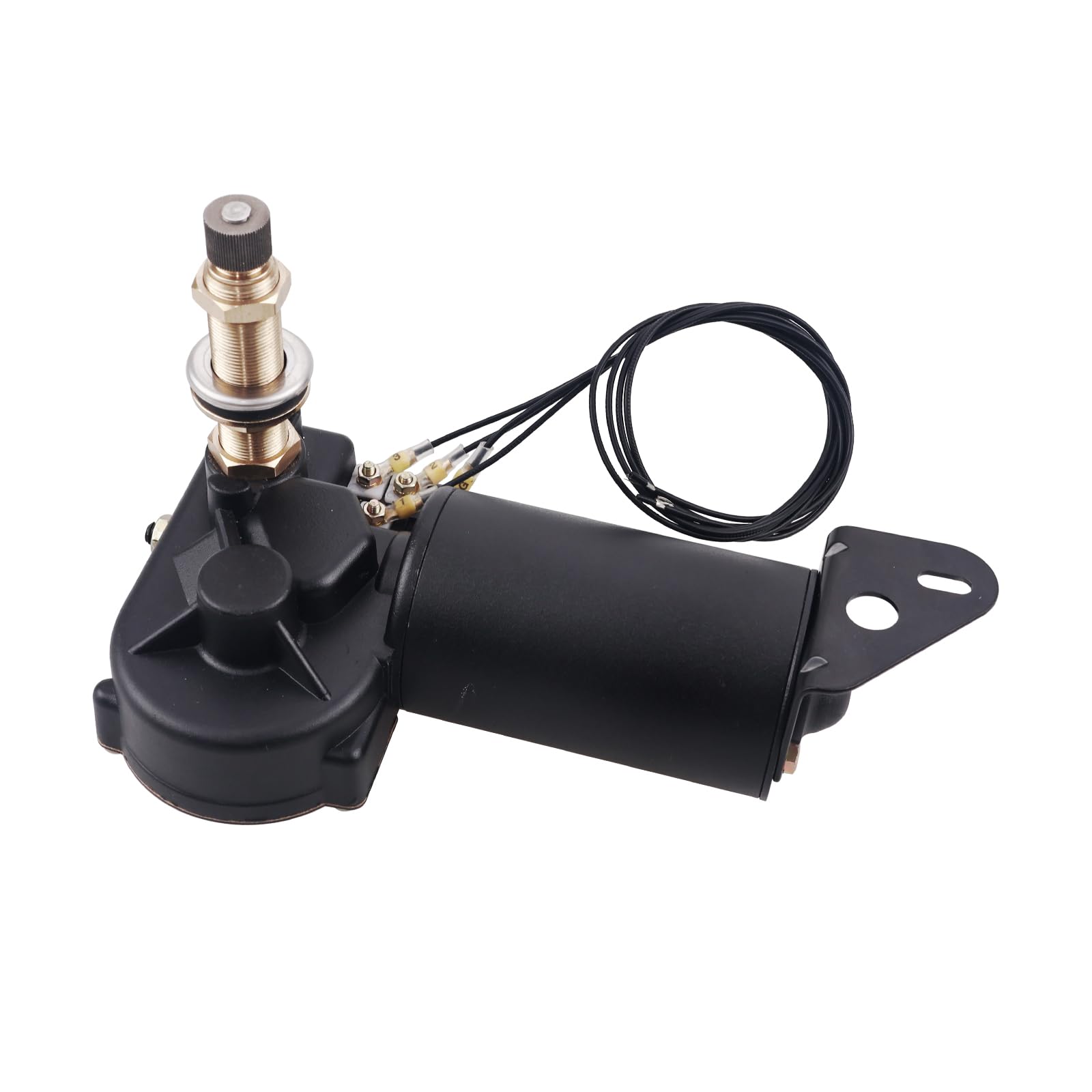 Boat Windshield-Wiper Motor, 2.5" Shaft 12V 110 Degree, Replace OE# 34010, 30991, 4R2.12.R110D, WWF12C18 Series