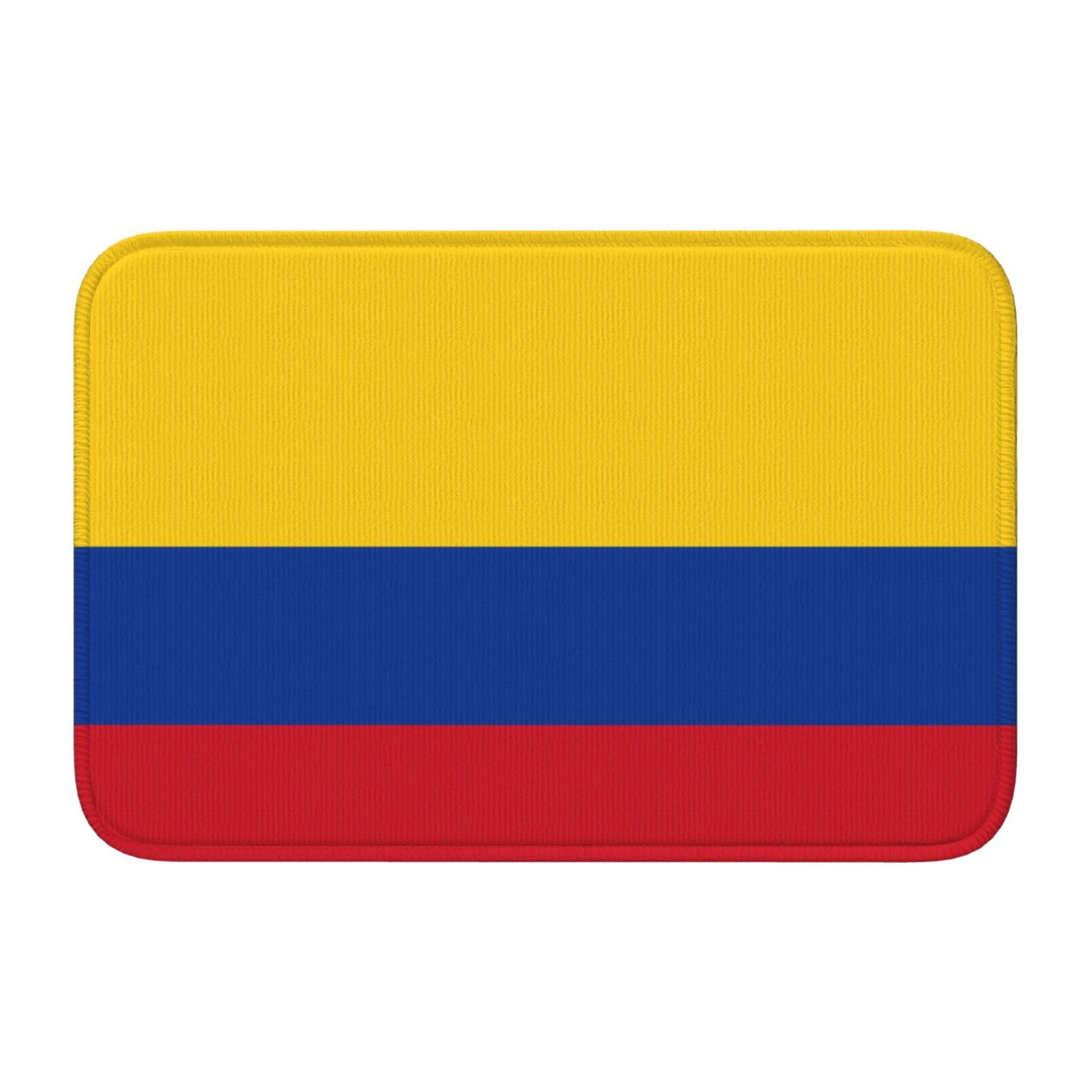 Tapis de sol Colombie 40x60 cm antidérapant avec ourlet renforcé