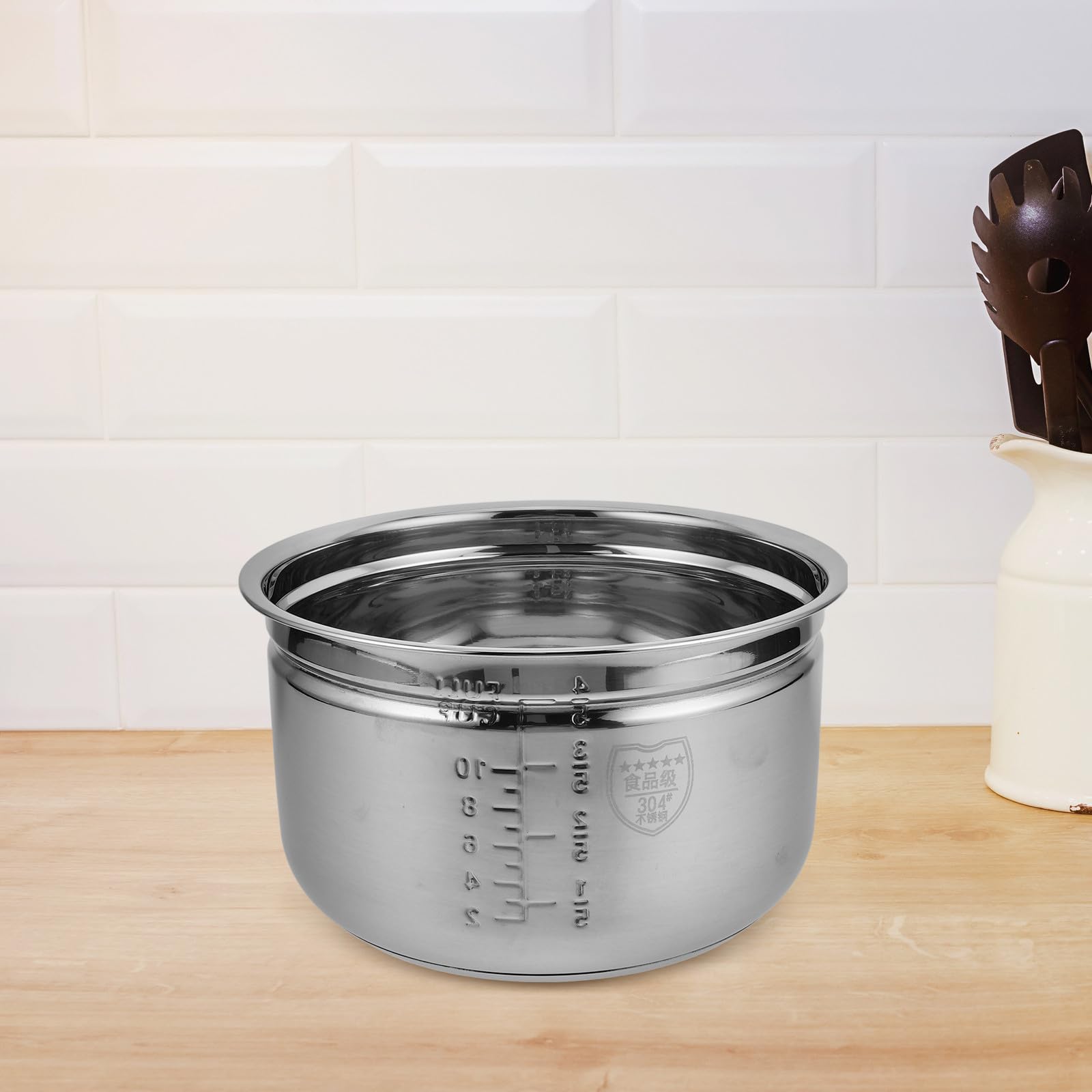 Inox Pentola in Interna Cuociriso Elettrico Acciaio 4l