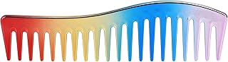 Escova De Cabelo Pente Desembaraçador Sem Cabo Pente Desembaraçador De Cabelo Grande Salão De Beleza Pente Pente Condicionador Para Homens Mulheres [Cor Arco-Íris]