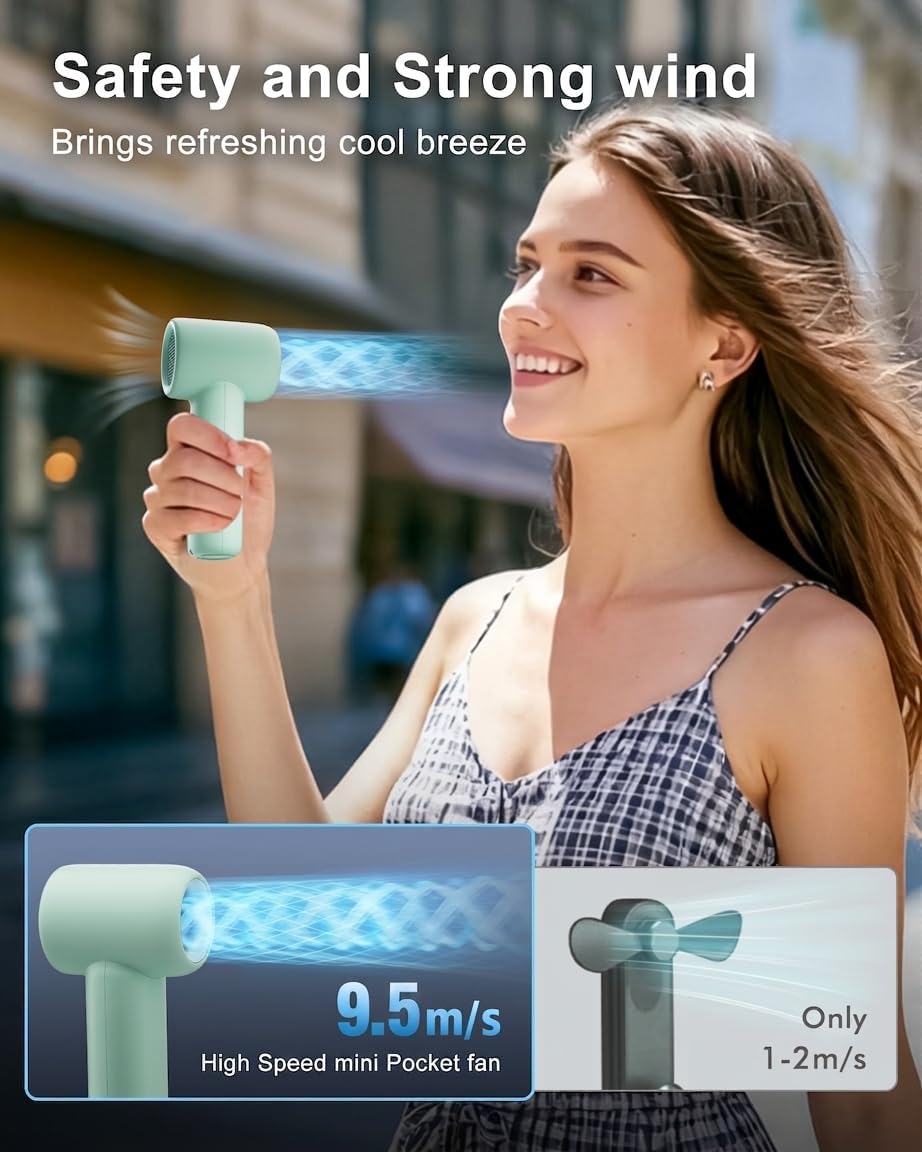 WHATOOK Mini Pocket Fan L03 Safety Features
