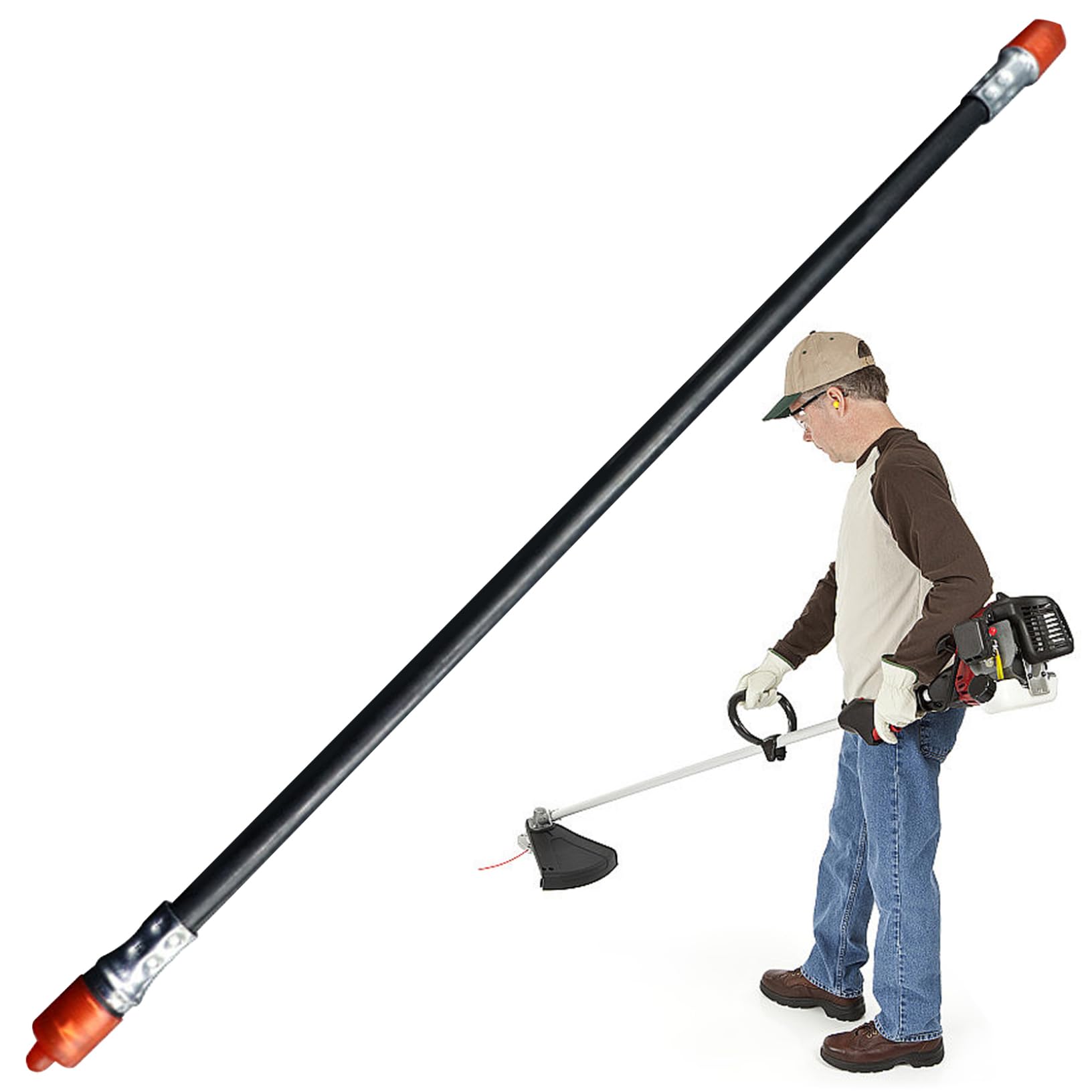 34 Inch Flex Shaft Replacement Parts for Backpack Brush Cutter, Knapsack Trimmer Pole Cutter, Weeding Tool Accessory