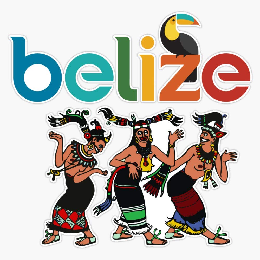 BELIZE 1 Decal Vinyl Bumper Sticker 5"