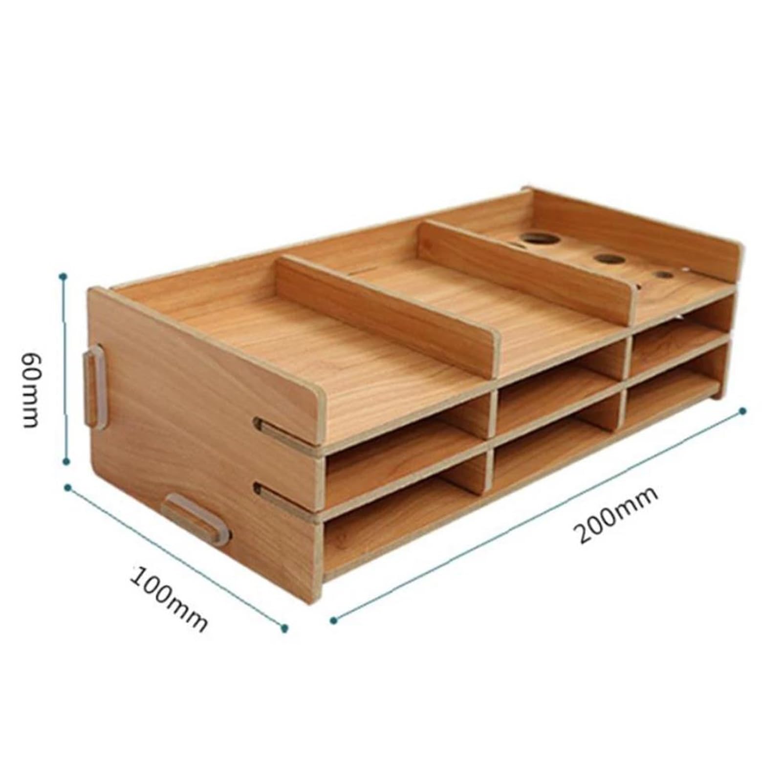 NizerDIY - Portagioie multistrato, in legno, per perline fai da te e accessori per bricolage (peB)