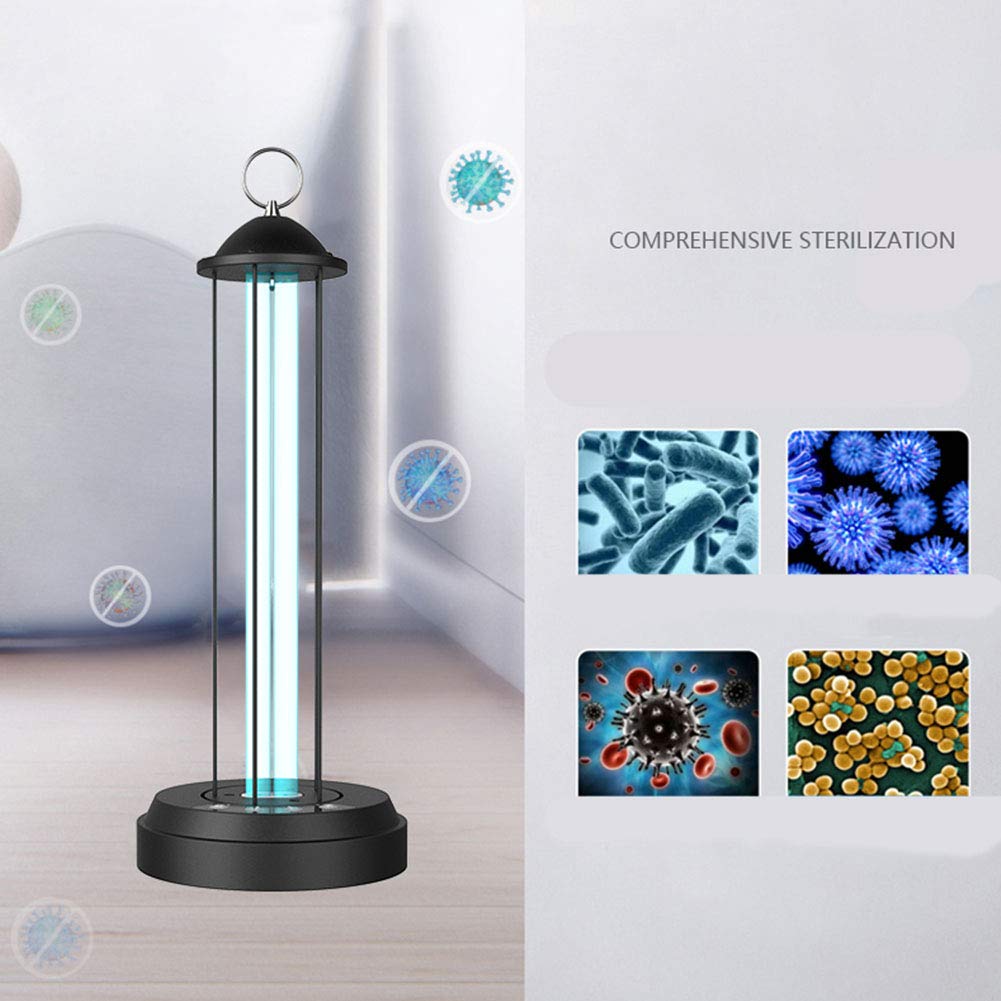 Lámpara de esterilización UVC, luz germicida con ozono, control remoto de tiempo de tres pasos, luces de esterilización para el restaurante del hospital del hotel doméstico,38w