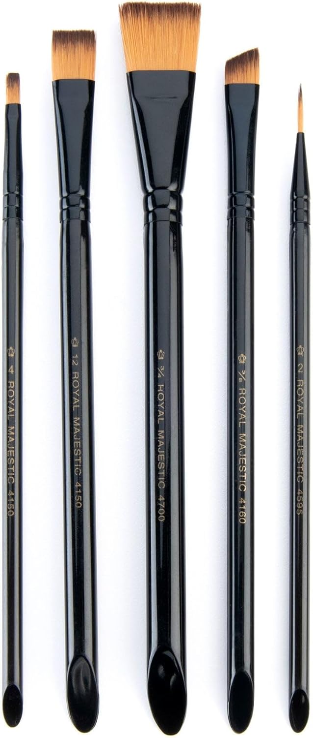 Royal & Langnickel Moderna, 5pc Angular & Stroke Variety