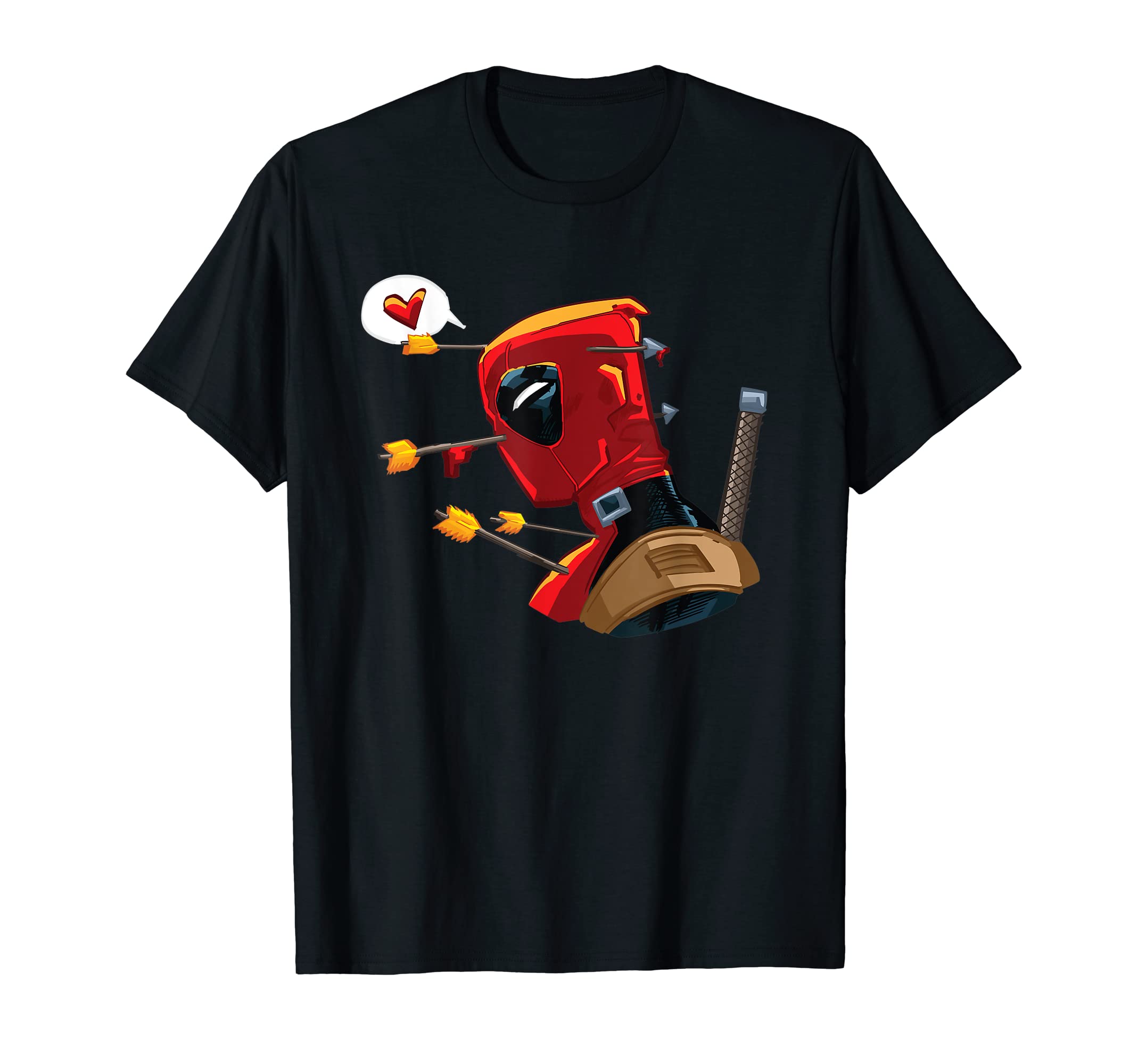 MarvelDeadpool Wade Wilson Cupid’s Arrow Valentine’s Day T-Shirt