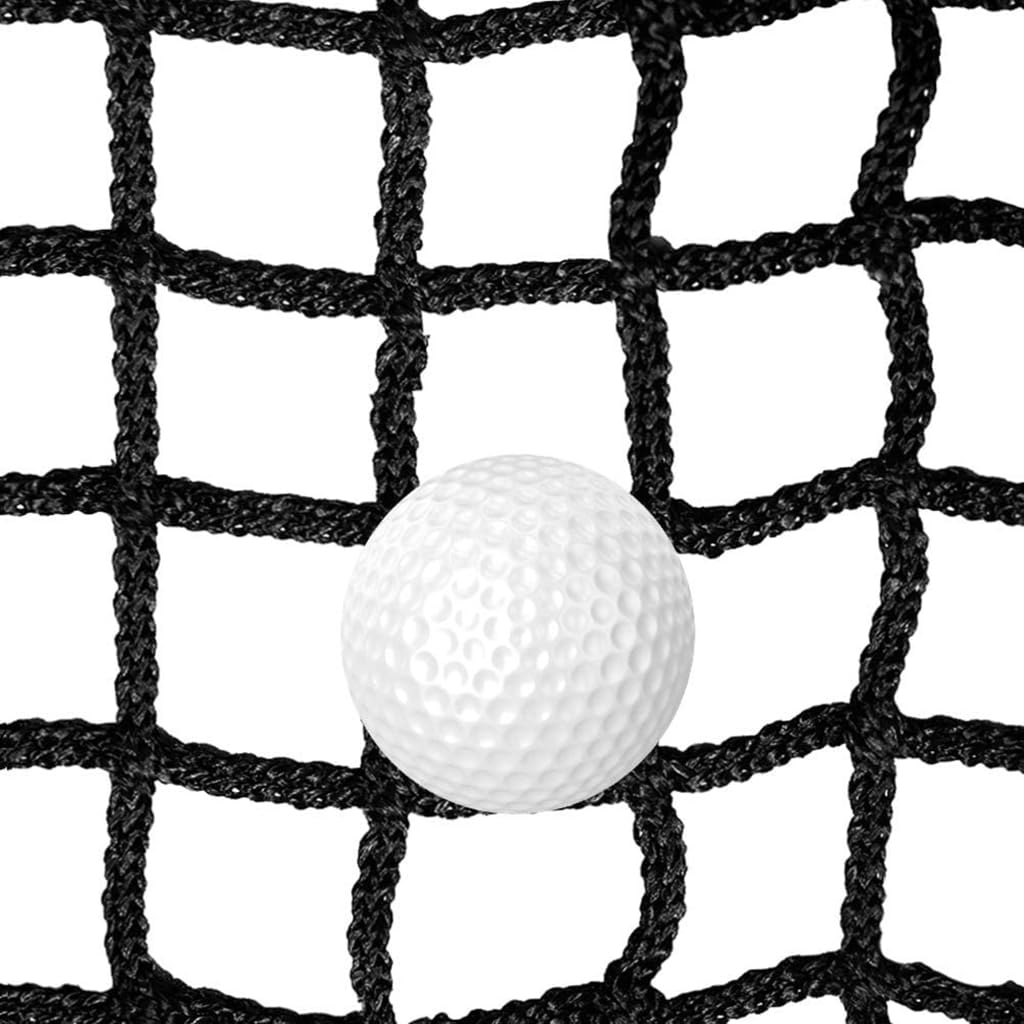 Black Golf Sports Barrier Netting, Heavy Duty Nylon Netting for Backyard Fence Sports Hitting, Knotless Safety Net, Balcony Patio Railing Protective Netting(Size:0.5Mx1M(1.64FTx3.28FT),Color:Black)