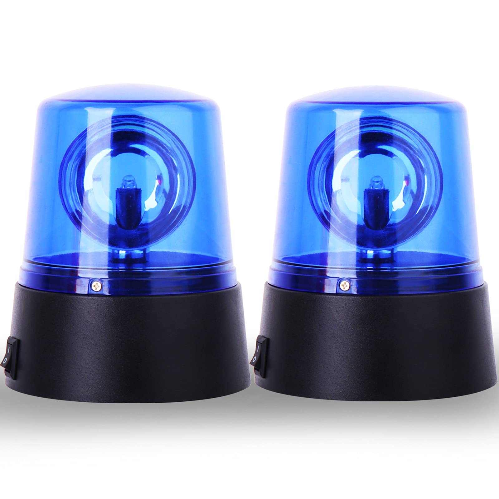 ERGAOBOY 2 Pcs Blue 360 Degree Rotating Decorative,Disco Bar Party Dancing LED Strobe Light