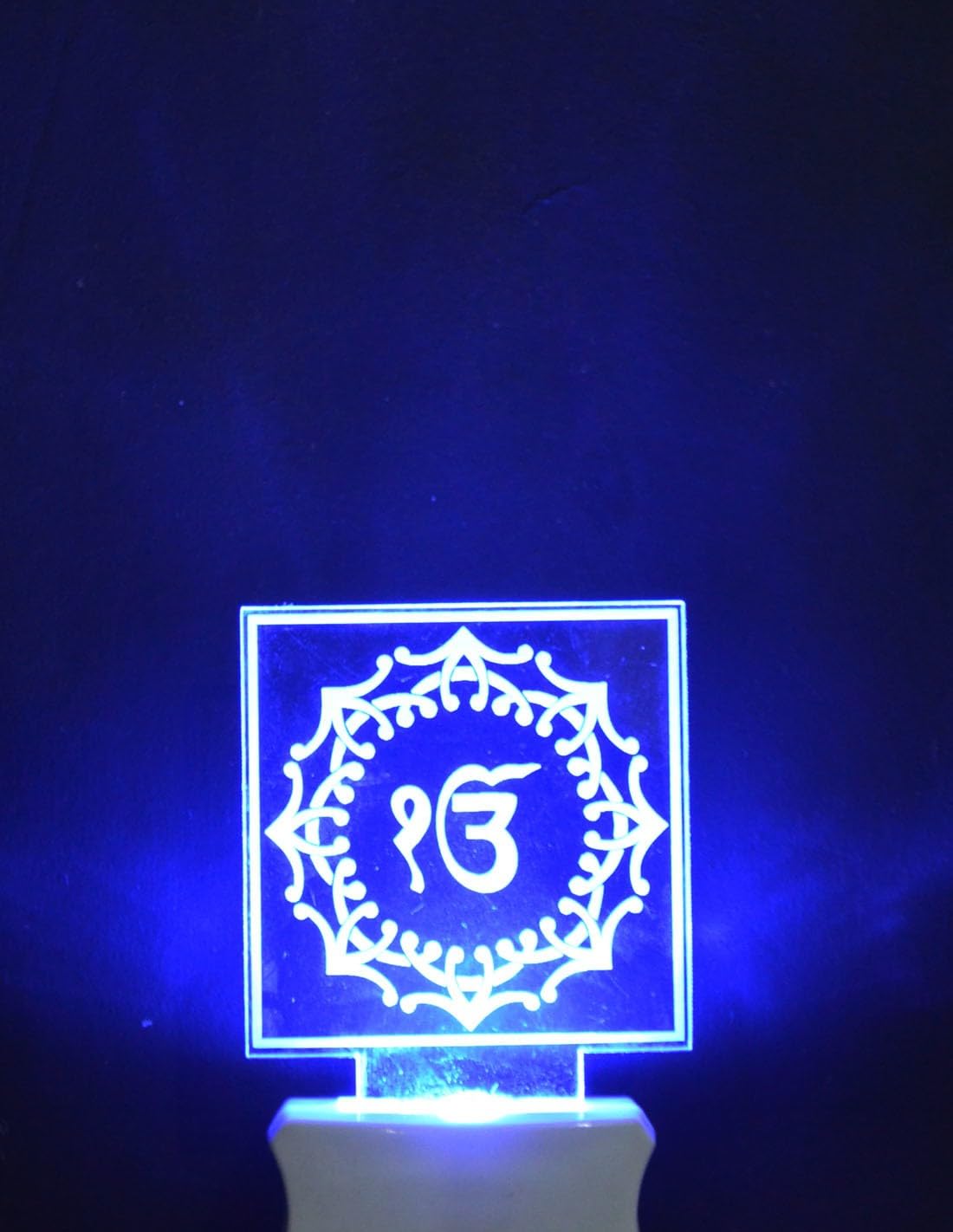 The Ek Onkar 3D Illusion Night Lamp is Extremely coolLED Night Lamp for Relaxation and Sleep