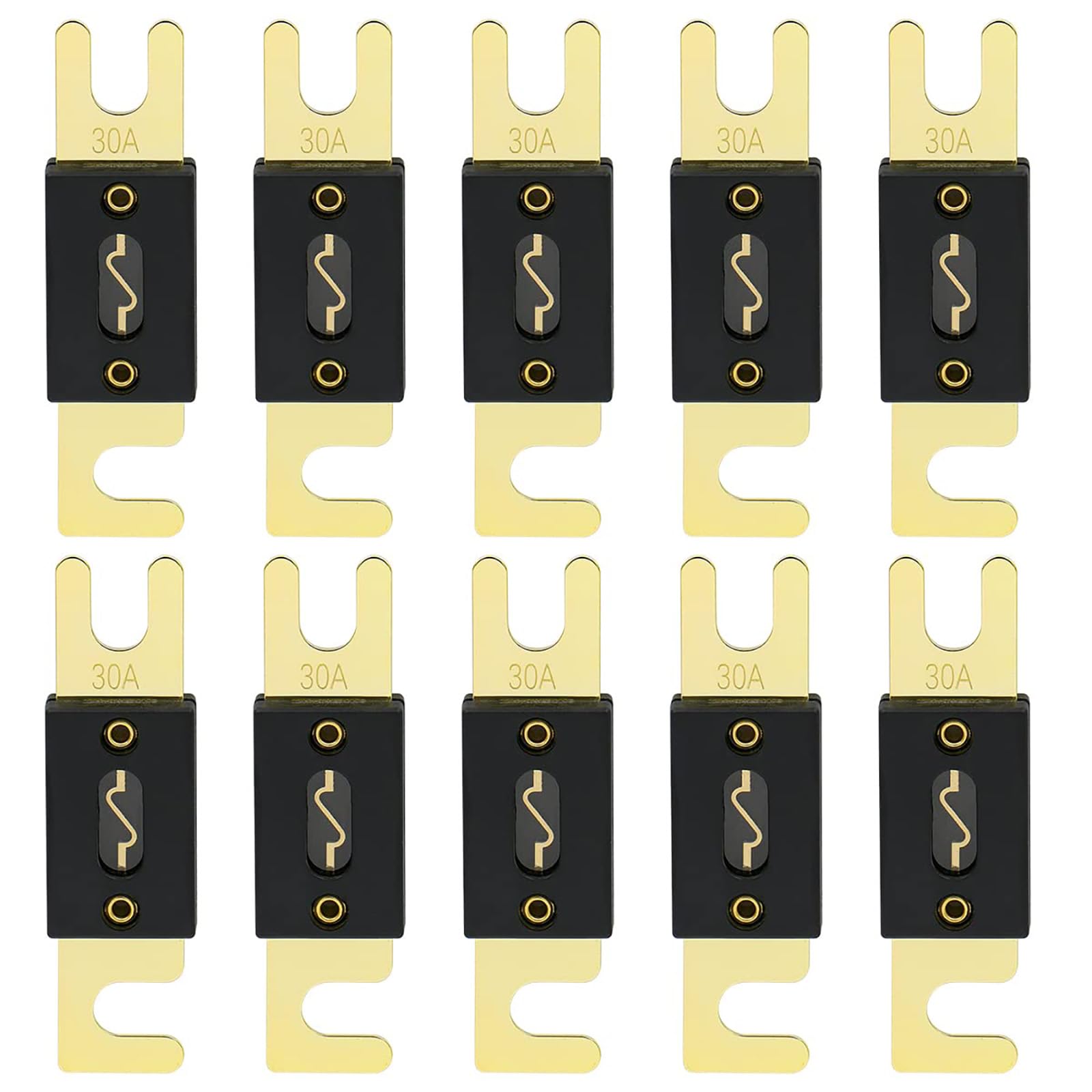 Baomain 3-Pack 40A ANL Fuse Bulk Value Pack with Gold-Plated Terminals for Car Audio, Amplifier, Truck, Boat, RV - 12V/24V Circuit Protection — view 39