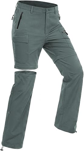 Wespornow Women's-Hiking-Pants Convertible-Zip-Off-Quick-Dry-Pants for Cargo, Camping, Travel, Outdoor, Fishing, Safari