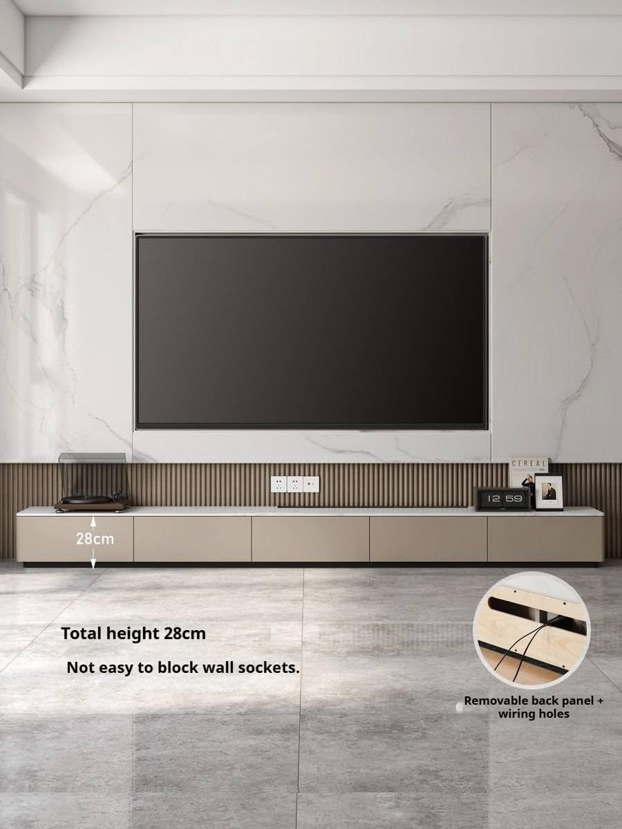 GVAwood Poplar Solid Wood Rock Slab TV Stand. 71x13.8x11 inch / 180.4x35.4x28 сm/Grey Color/TV Cabinet + Table