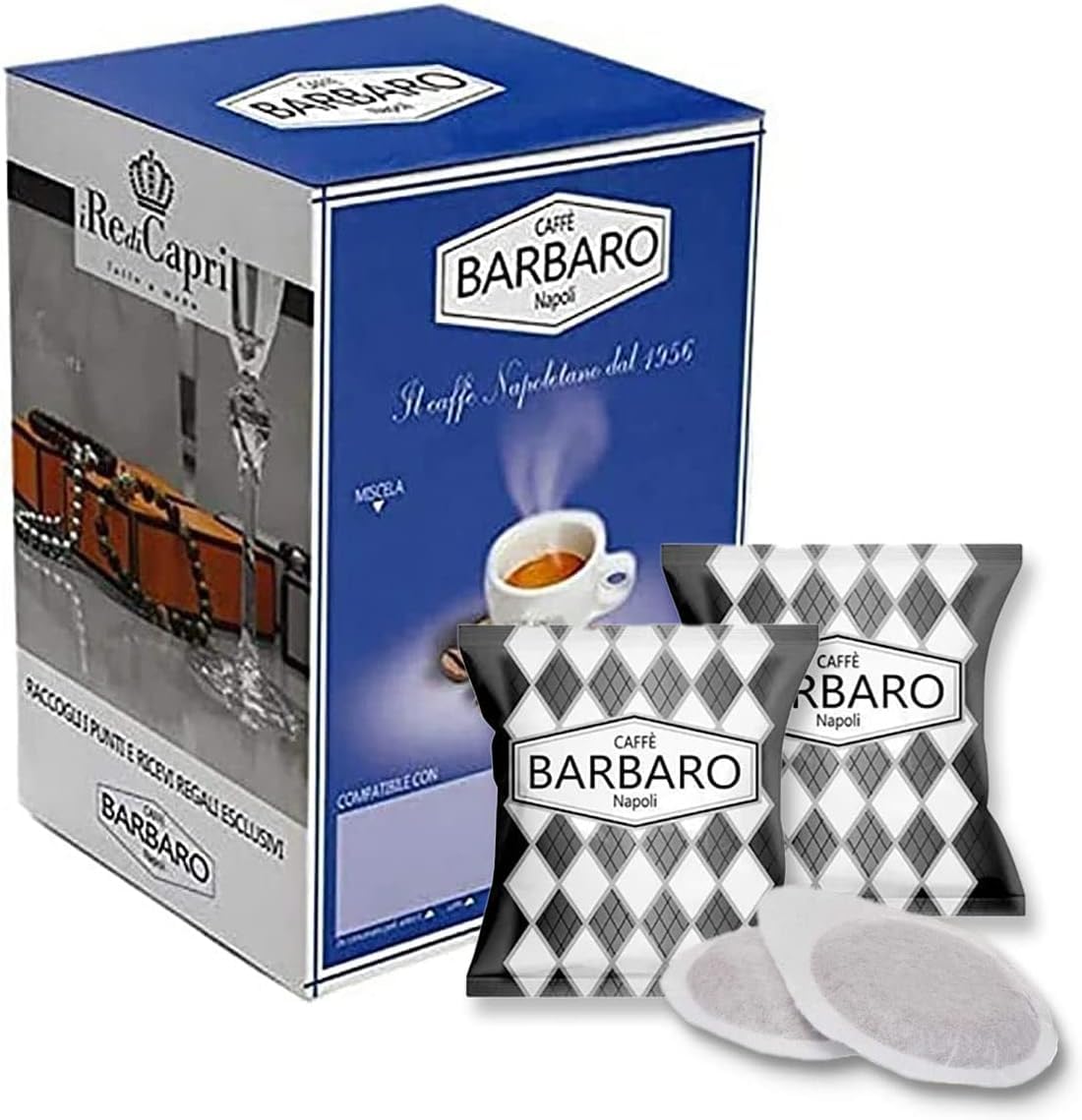 100 CIALDE BARBARO CAFFE' CORPOSO MISCELA NERA