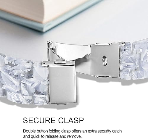 Miniatura 3 de Correas compatibles con Samsung Galaxy Watch 7 FE 66 Classic 55 Pro 44 Classic 3 de 1.614 pulgadas, 0.787 pulgadas, correa de repuesto de