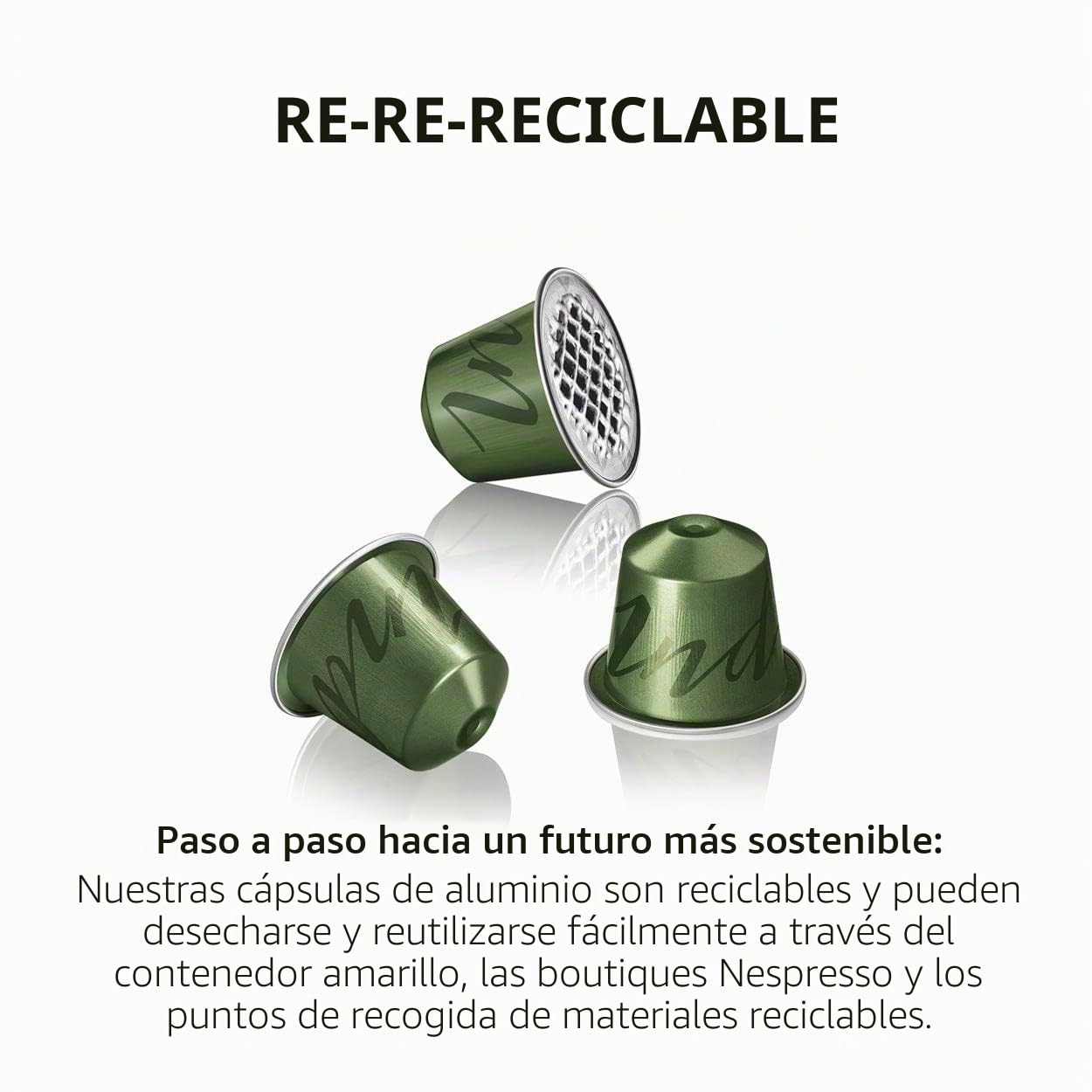 Nespresso Original - 100 cápsulas de café Stockholm Lungo - Intensidad 8 - Para Lungo - (10 estuches de 10)