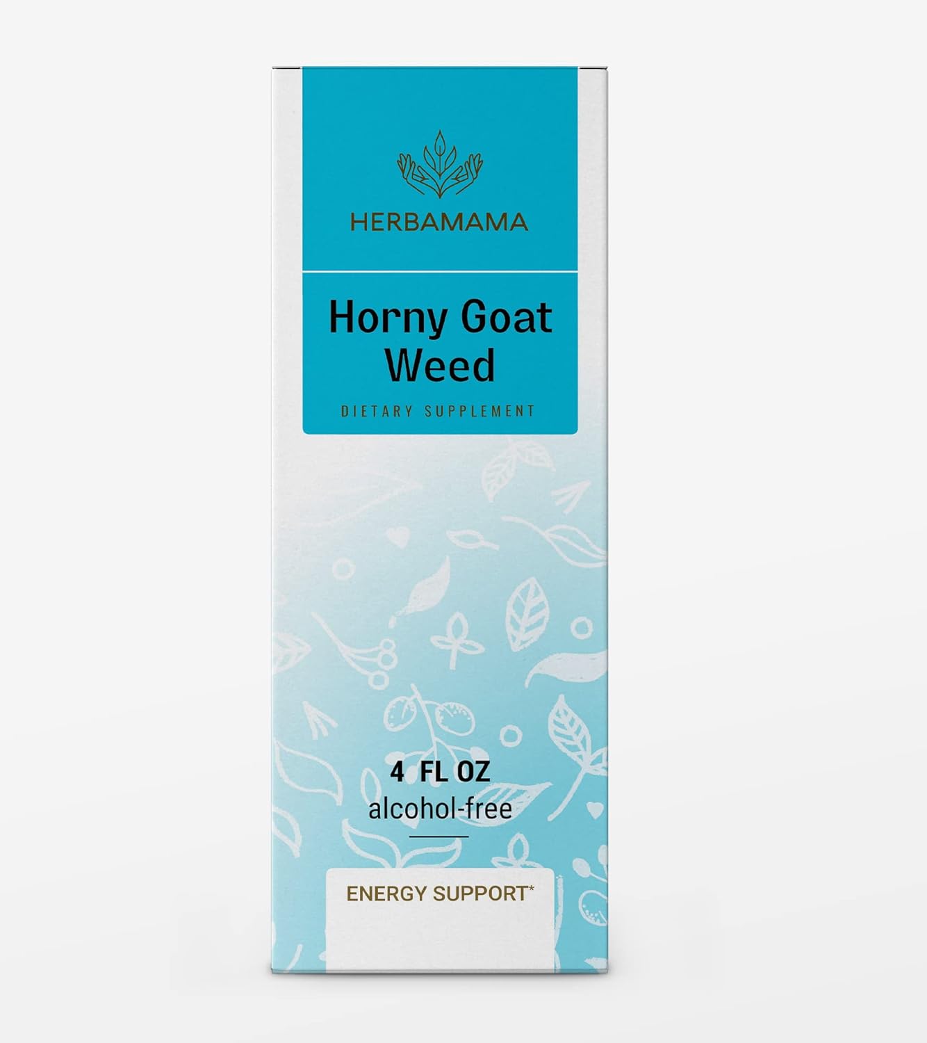 HERBAMAMA Horny Goat Weed Liquid Extract - Organic Horny Goat Weed Drops Supplement for Men & Women - Alcohol-Free Tincture - Vegan - 4 fl oz : Everything Else