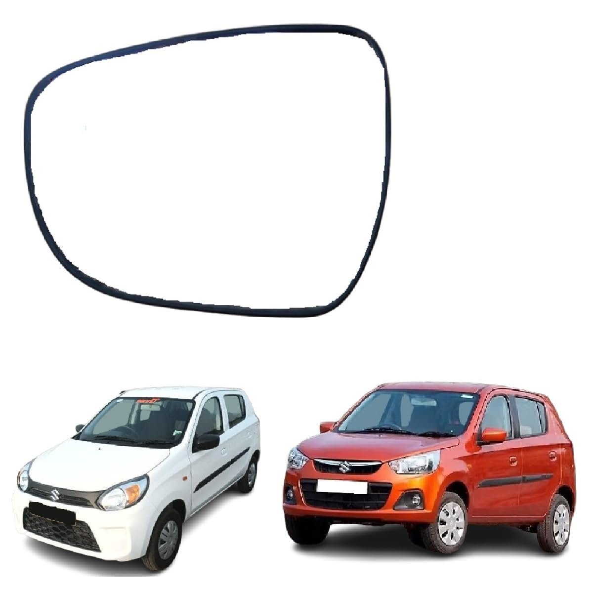 Side View Mirror Glass/Sub Mirror Plate for Maruti Alto 800 VXI Type 2 (2019-2023) /ALTO K10 LXI/VXI TYPE 2 (2014-2021) Year Model, LEFT PASSENGER SIDE)-image-29