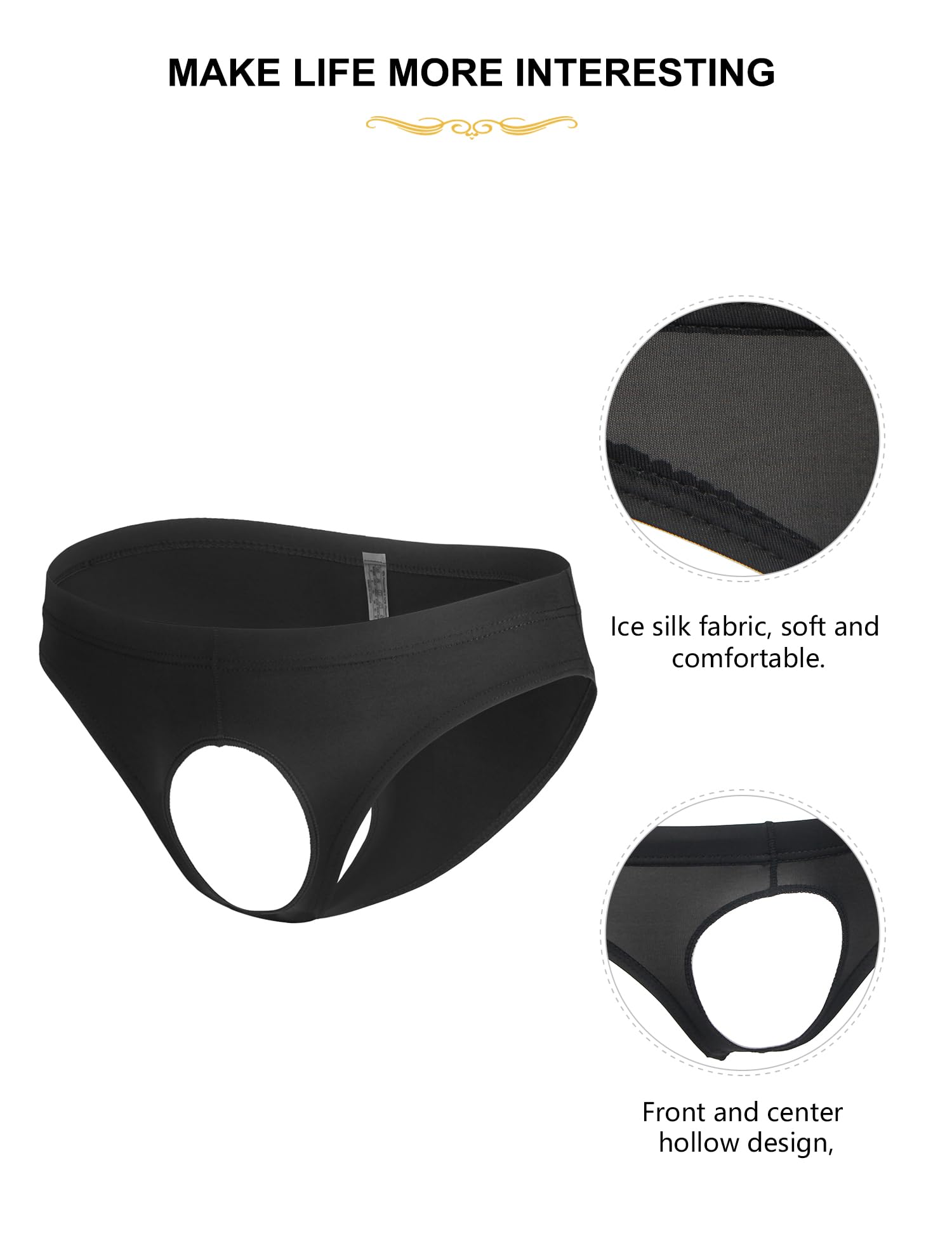 Perizoma Uomo Seducente Mutande Apertura Frontale Tanga Taglie Forti Intimo Slip Vita Bassa Jockstrap Traspirante Sospensorio Lencería Masculina Briefs Thong Man Underwear