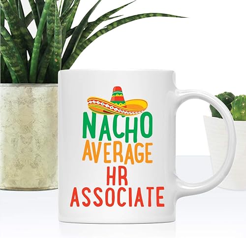 Miniatura 9 de Andaz Press Funny Quirky - Taza de café de cerámica de 11 onzas, regalo de broma, Nacho Promedio, 1 paquete