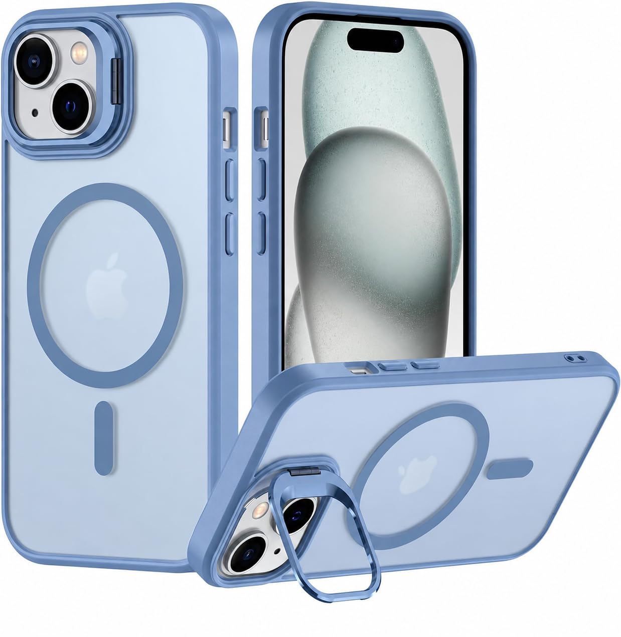 Elzzi Kickstand Case for iPhone 18 Pro Max/iPhone 17 Pro Max Case MagSafe Compatible, Builtin Adjustable Camera Stand, Translucent Matte AntiFingerprint Heavy Duty Shockproof Cover, Cosmic Orange — Amazon image 19