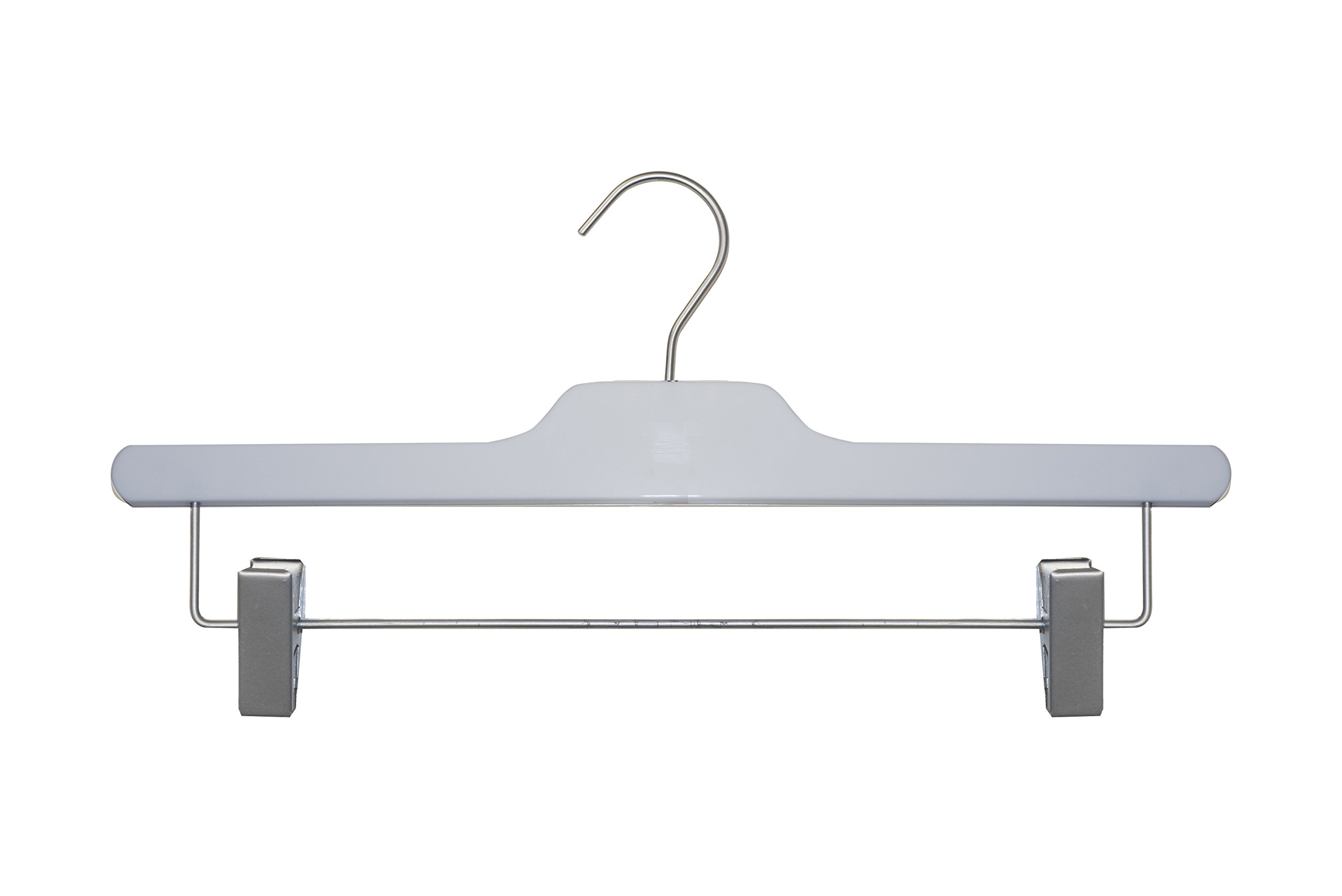 NAHANCO 91014RC50 Acrylic Bottom Hanger, 14", White (Pack of 50)