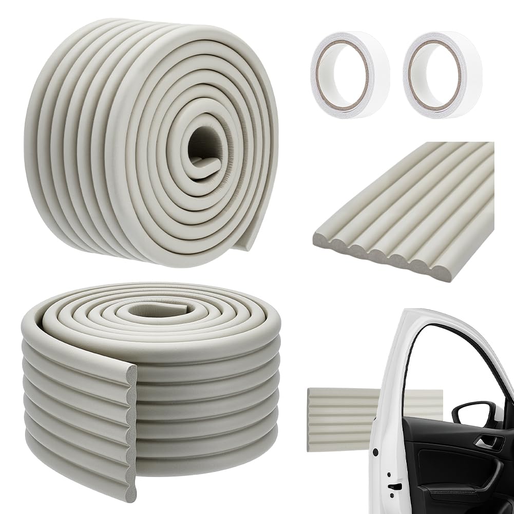 NBEADS 22.42Yards Bumper Protectors, 74x6.5mm Corner Protector Table Edge Corner Protector for Sharp Edges Table Desk Furniture Gray
