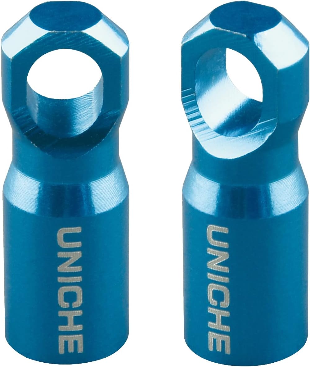 Presta Valve Cap with Valve Core Removing Function - 2 Pack [Blue] | Valve Dust Cap Fits Presta French Valves on MTB, Road Bikes, Gravel Bikes