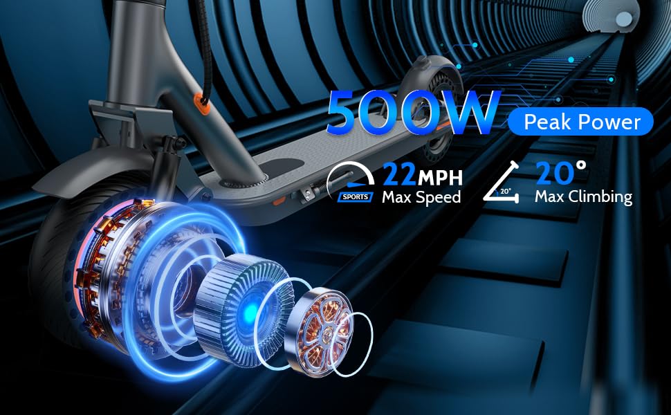Image of Maxshot Electric Scooter, 8.5 inch /10 inch /14 inch Tire, 16 /19 /22 Mph Top Speed, 12 /16 /21 /27 /28 /49 /50 Miles Long Range, Folding Escooter for Adults and Kids with Seat Bag, Dual Braking, Dual Suspension, App