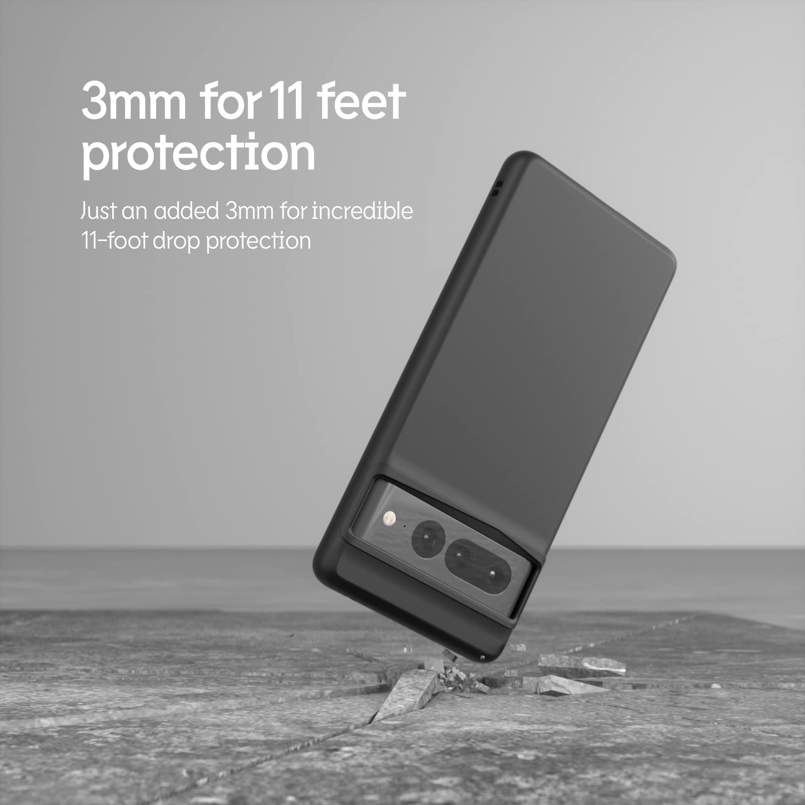 Promo Code RhinoShield Case Compatible With [Google Pixel 6 Pro] | SolidSuit - Shock Absorbent Slim Design Protective Cover With Premium Matte Finish 3.5M / 11ft Drop Protection - Classic Black In - View #8