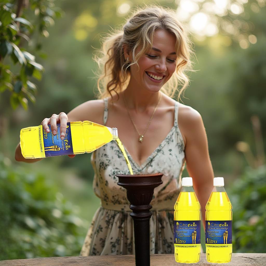 OLIO ALLA CITRONELLA PER TORCE LAMPADE FIACCOLE LT 5 (38532 - 9