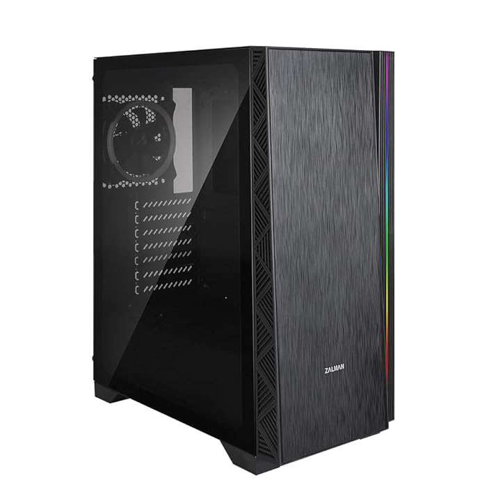 Buy Zalman Z3 NEO ATX Mid Tower Gaming PC Case, 2x120mm Fan Pre