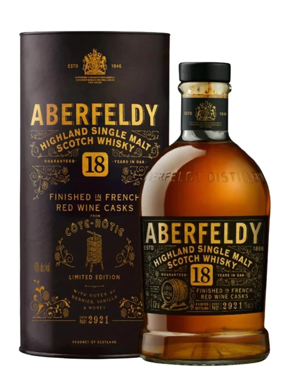 Aberfeldy 18 y.o. Cote Rotie Wine Cask - Limited Edition