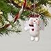 Hallmark 1299QGO1963 Cute Angel Snowman Keepsake Christmas Ornaments