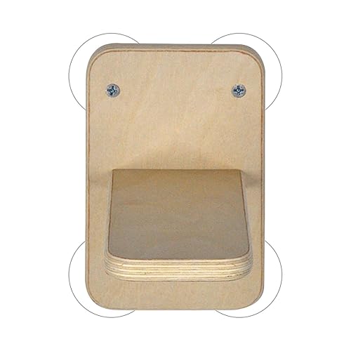 XLDZ Escalera de escalada para gatos montada en la pared con ventosas, escalones y percha de madera duradera