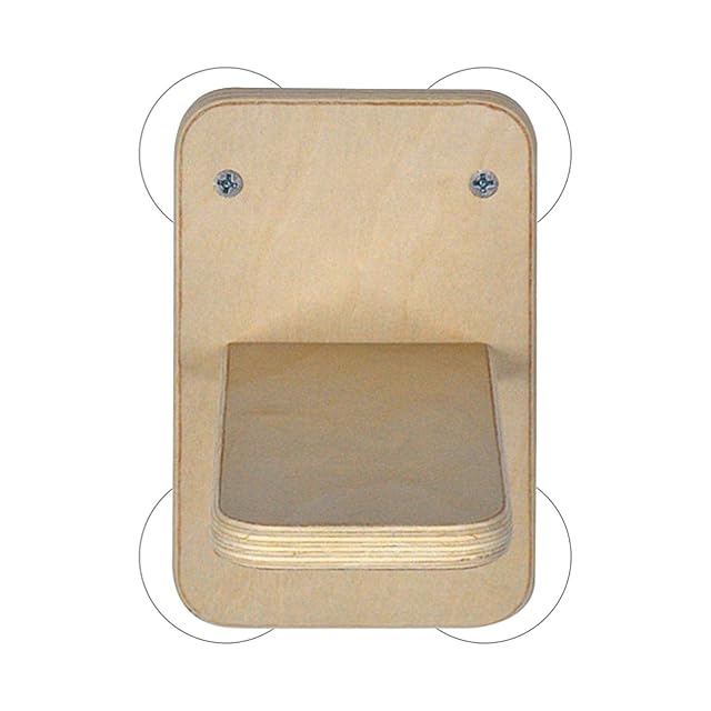 XLDZ Escalera de escalada para gatos montada en la pared con ventosas, escalones y percha de madera duradera
