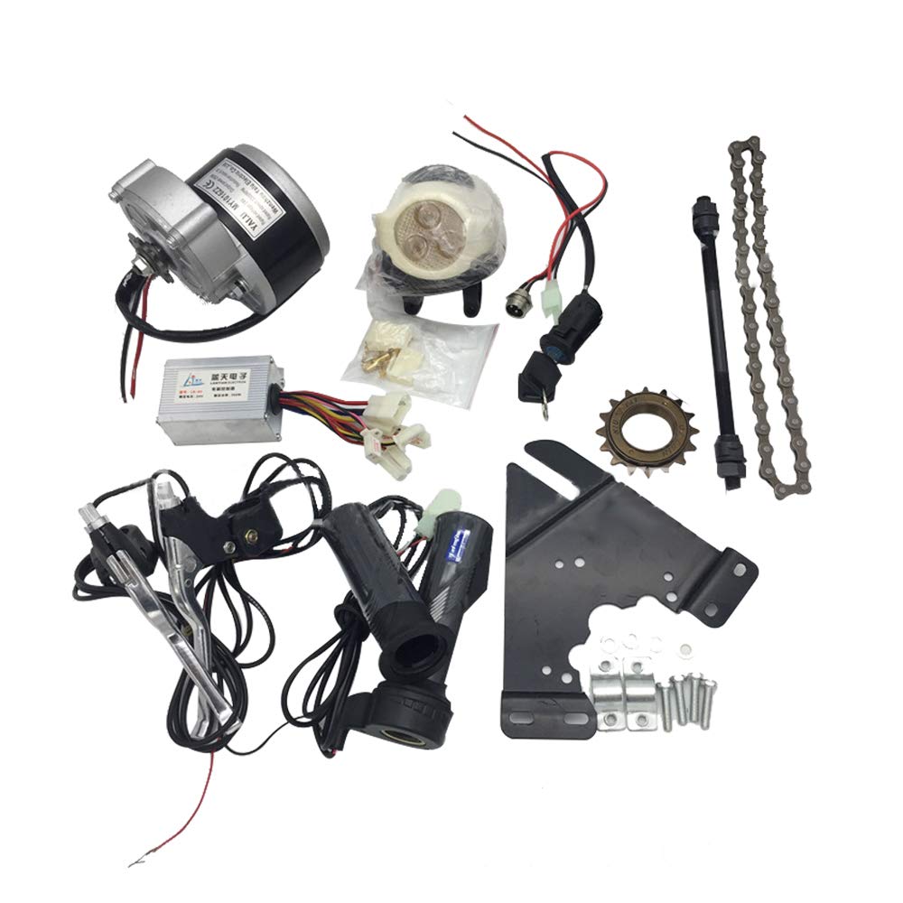 AnEssOil Electric Bicycle Motor Kit Engine Mountain Bike Modified with Intelligent Controller, Speed Adjustable