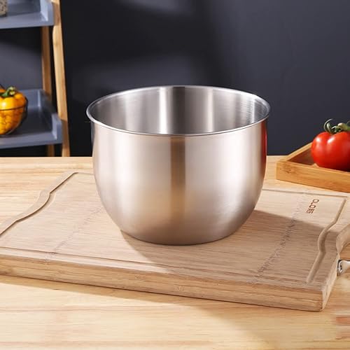 Miniatura 8 de BESTonZON Contenedor de grasa Contenedor de grasa Tazón de aceite de cártamo inoxidable Tazones de mezcla de acero inoxidable Tazones de sopa