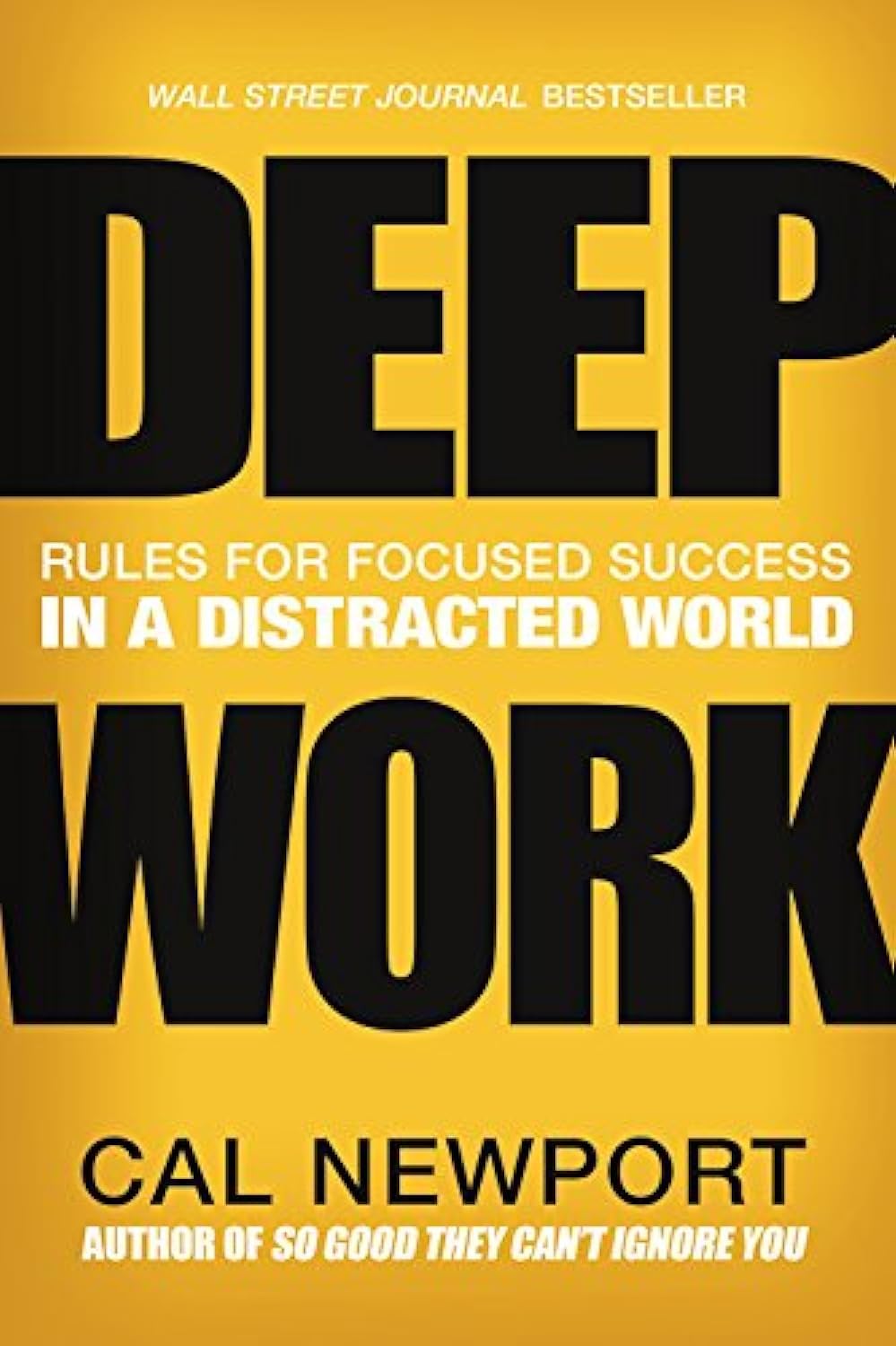 Amazon | Deep Work: Rules for Focused Success in a Distracted