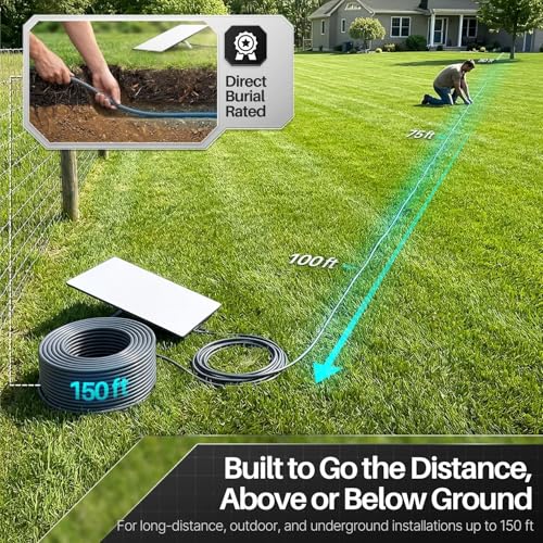 Câble Ethernet StarLink V3 TNP blindé et durable de 15,2 m pour extérieur - 4