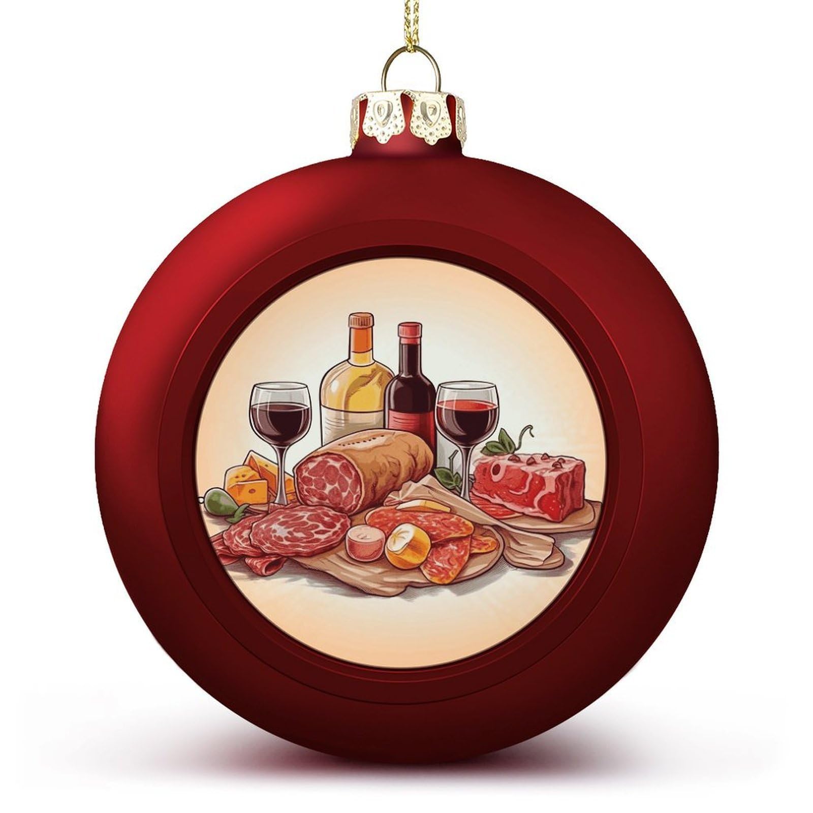 Décorations de sapin de Noël incassables et suspensions de fête gourmandes