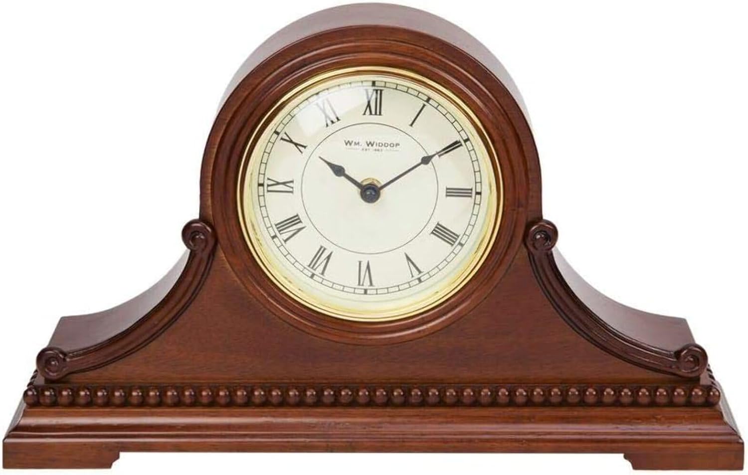 Widdop WILLIAM Wooden Napoleon Mantel Clock