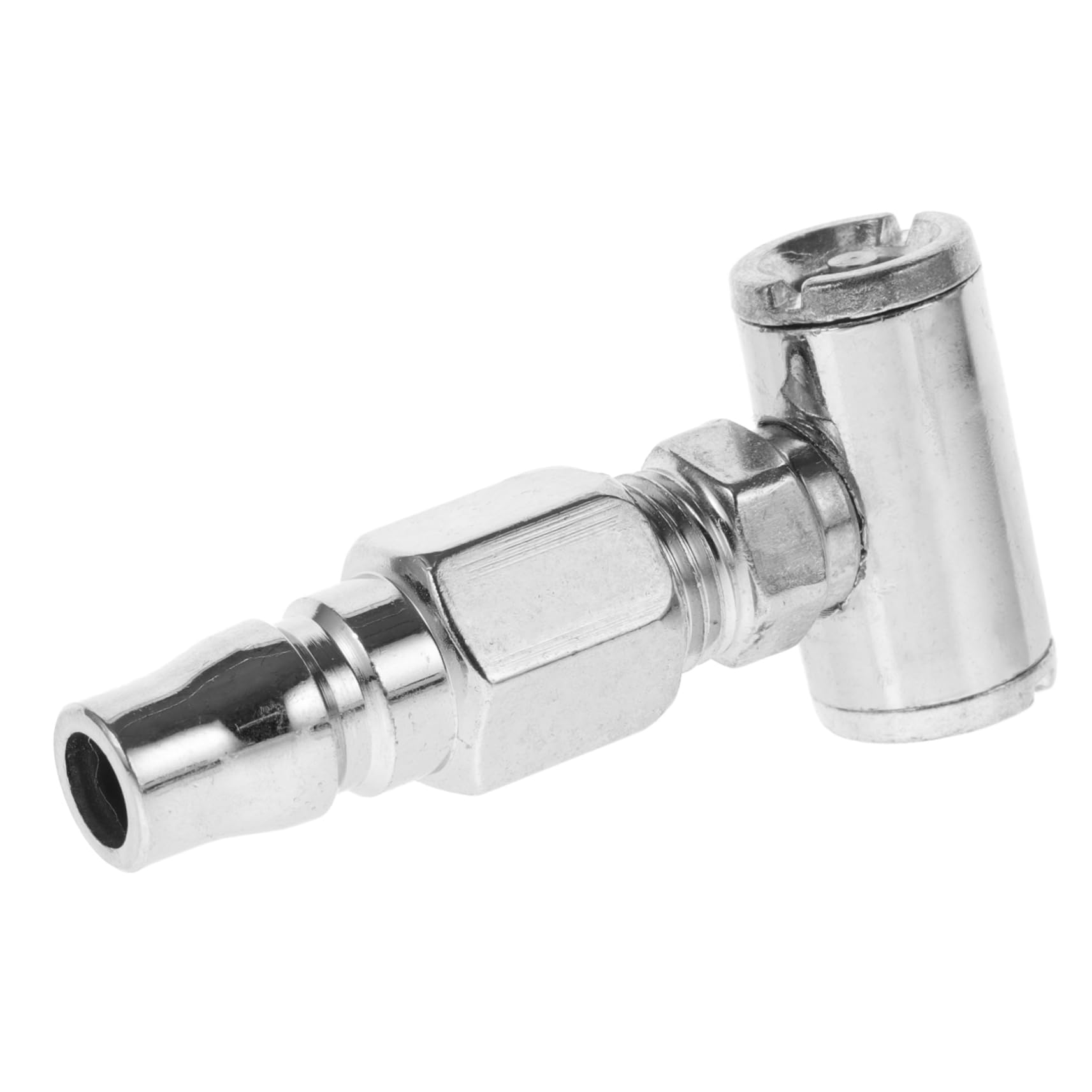 HAPINARY Tire Inflation Nozzle Chuck Gauge Air Chuck Hand Crank Tire Inflator for Quick Easy Use