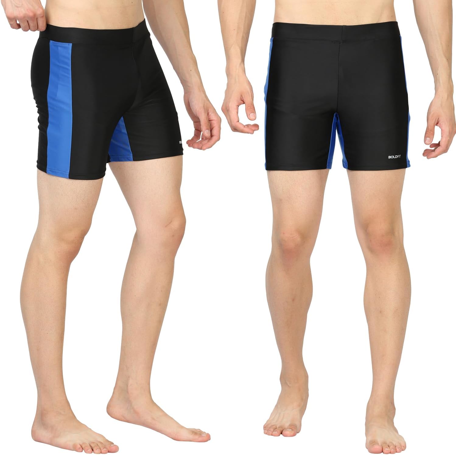 Boldfit Swimming Costume for Men Swimming Shorts for Men Swimming Trunk for Men, Boys Swim Suit for Men Easy Adjustable, Breathable, Quick Drying Shorts for Swimming, Running Sports Shorts