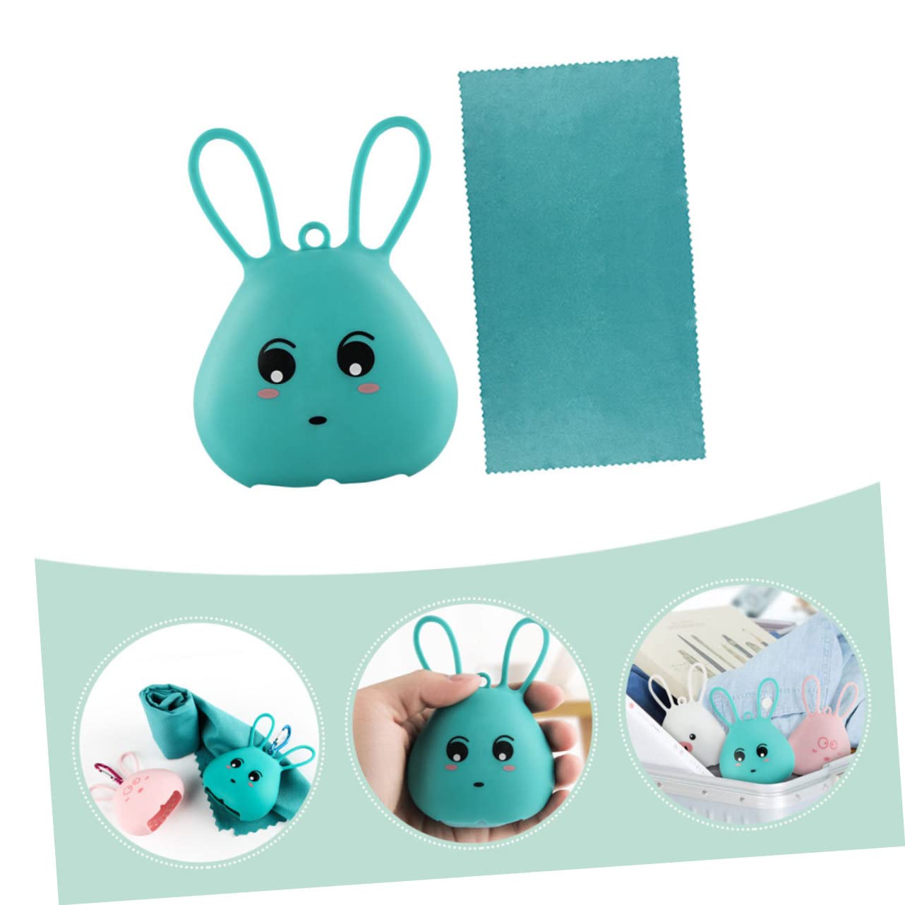ibasenice 5 Juegos Toalla de Refrigeración Rápida de Microfibra para Viaje Toalla de Cuello Refrescante y Absorbente para y Actividades Color Verde Cartoon