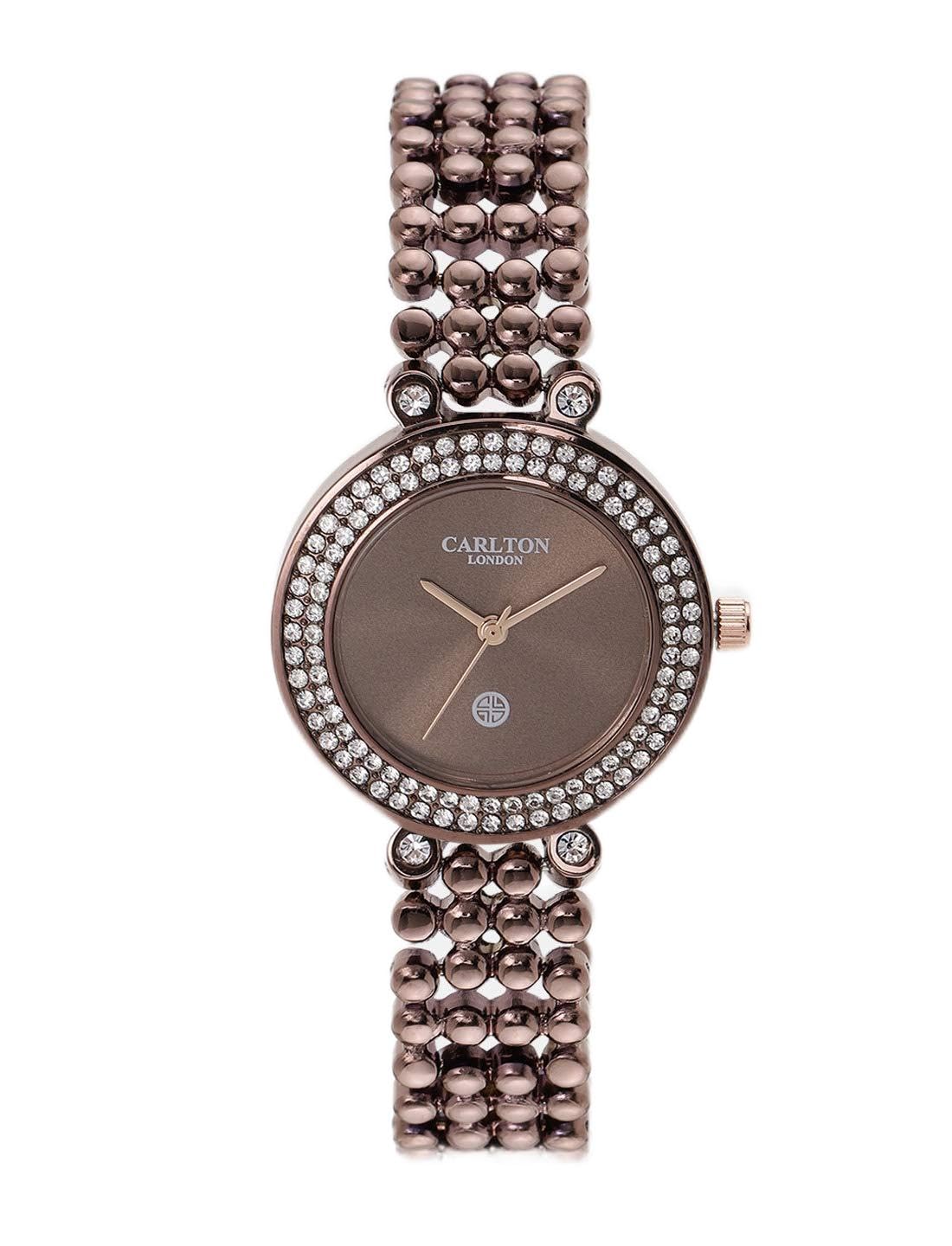 Carlton london Analog Brown Dial Womens Watch-CL004BBRB (B08L216K9C) Amazon Price History, Amazon Price Tracker