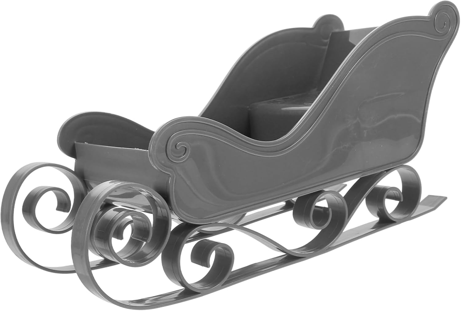 Christmas Tabletop Sleigh Decor Plastic Mini Sleigh Ornament Xmas