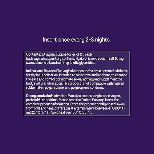 Miniatura 7 de Revaree Plus de Bonafide. Hidratante vaginal con 10 mg de ácido hialurónico y aceite calmante de almendras dulces. Suministro para 1 mes