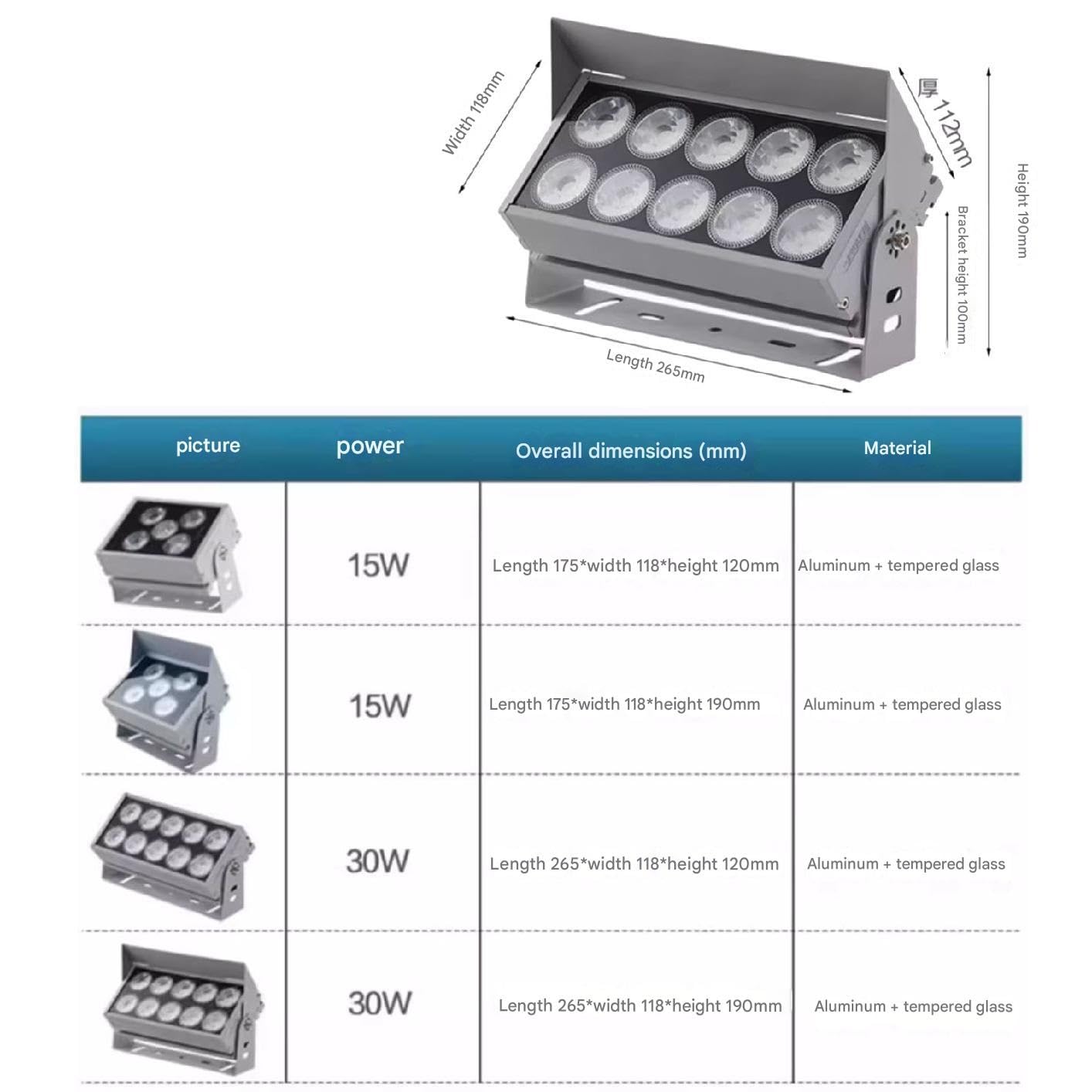 THEGA Foco LED De Largo Alcance - AC 220V Foco LED De Haz Estrecho Ajustable Ángulo, Lámpara De Pie para Exteriores Resistente Al Agua IP65, Luces De Jardín para Exteriores(Warm White,B-15W)